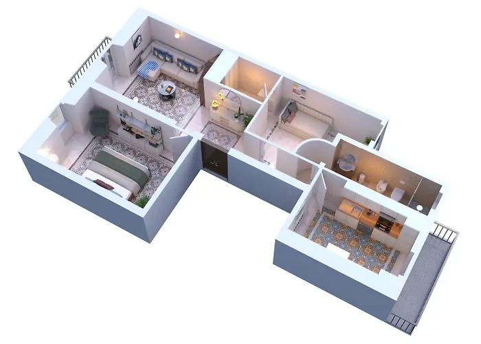 100mq Maison Paradise - Central&elegant